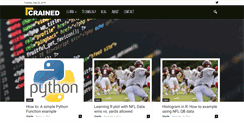 Desktop Screenshot of crained.com