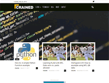 Tablet Screenshot of crained.com